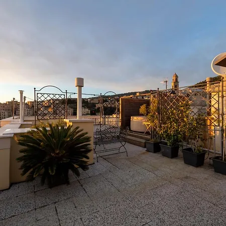 Castelletto Exclusive Terrace Penthouse Apartman Genova